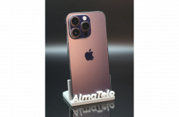 Apple iPhone 14 Pro 128 GB Deep Purple 100% akku - 12 HÓ GARANCIA