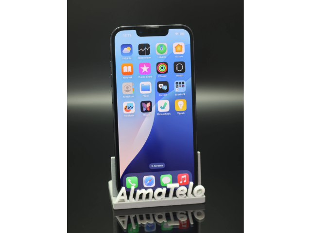 Apple iPhone 14 256 GB Midnight 100% akku - 12 HÓ GARANCIA