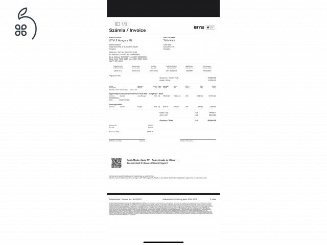 IPad Pro 256gb asztroszürke 2027.05.31-ig garanciális! + Eredeti Magic Keyboard tok+ Smart Folio!