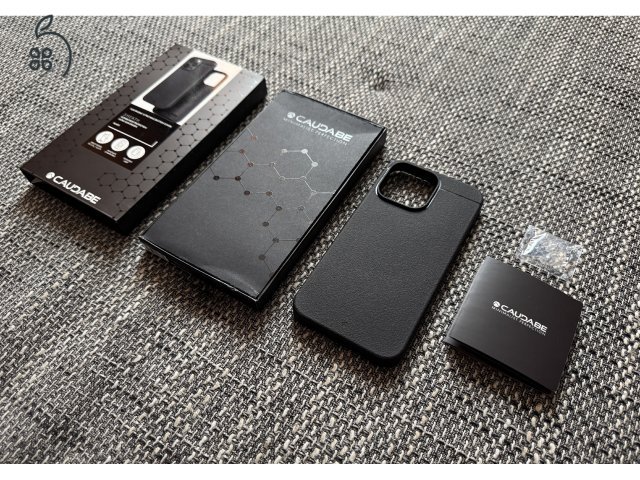 iPhone 15 Pro Max Eredeti Caudabe Sheath fekete MagSafe tok eladó