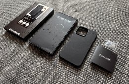 iPhone 15 Pro Max Eredeti Caudabe Sheath fekete MagSafe tok eladó