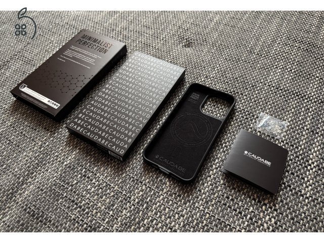 iPhone 15 Pro Max Eredeti Caudabe Sheath fekete MagSafe tok eladó