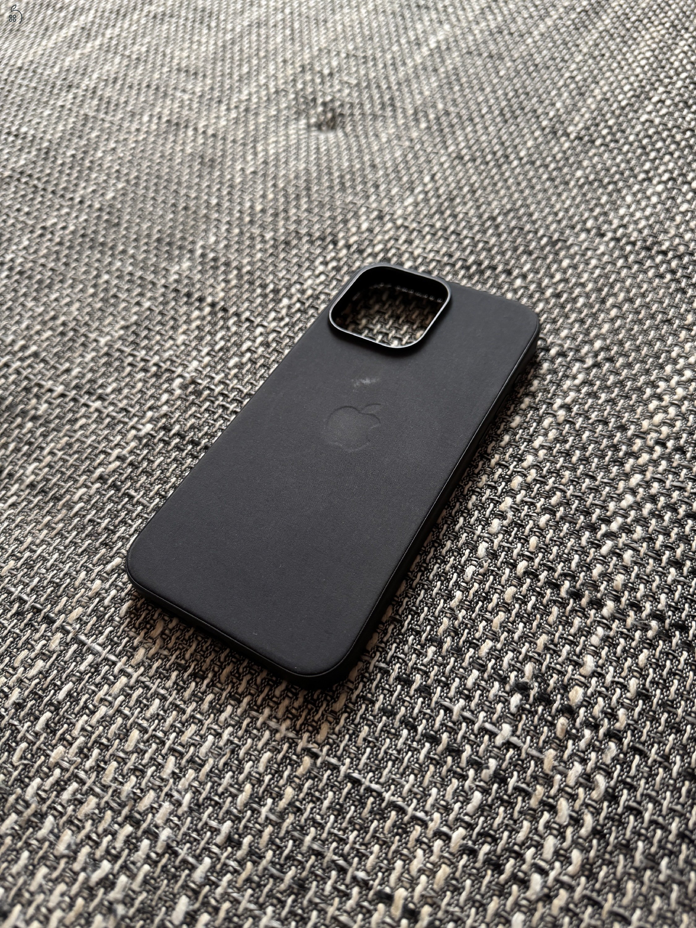 iPhone 15 Pro Max Eredeti FineWoven fekete MagSafe tok eladó