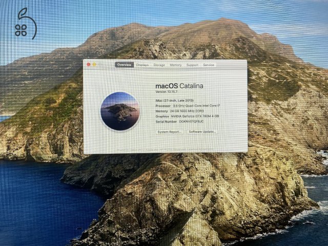 iMac (27-inch, Late 2013) 3,5 GHz i7 24GB 250 GB SSD