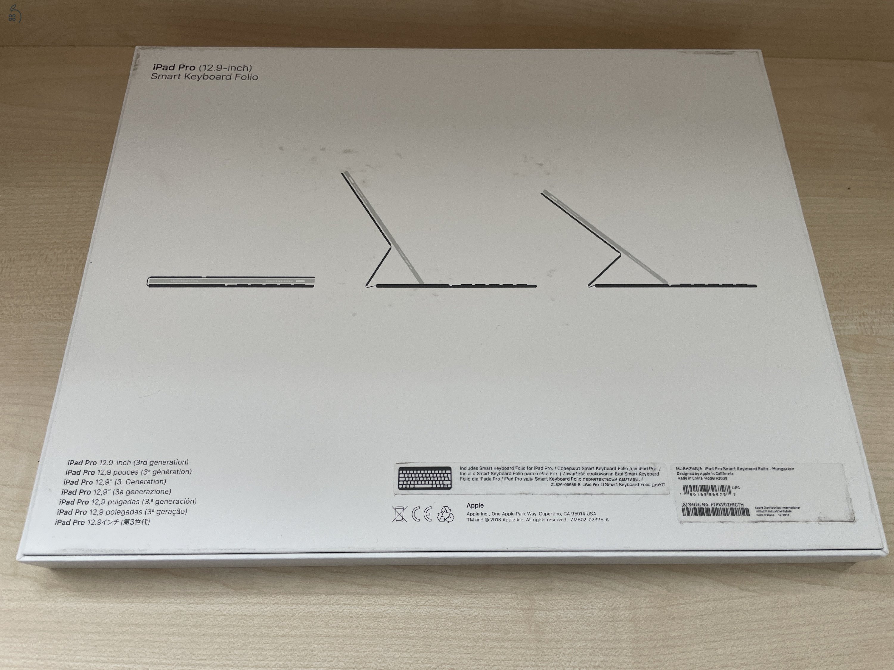 Apple iPad Pro 12,9 Magic Keyboard Folio HUN