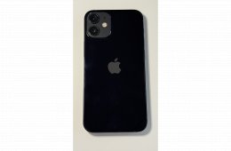 iPhone 12 Mini 128Gb / fekete / független / 100% akku / eredeti doboz