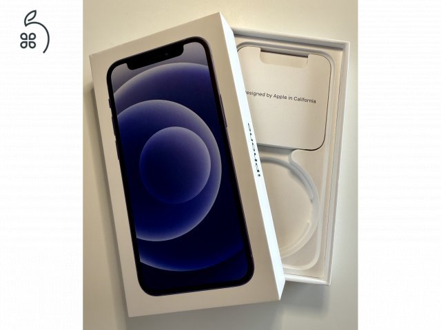 iPhone 12 Mini 128Gb / fekete / független / 100% akku / eredeti doboz