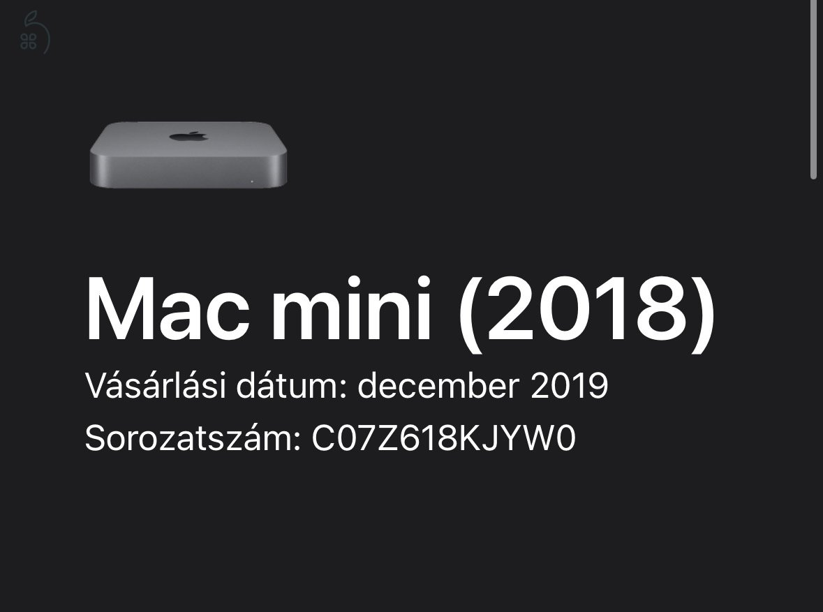 MacMini 2018 i7, 32GB, 1TB