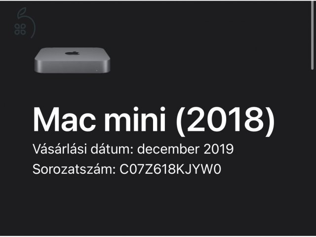 MacMini 2018 i7, 32GB, 1TB