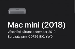 MacMini 2018 i7, 32GB, 1TB