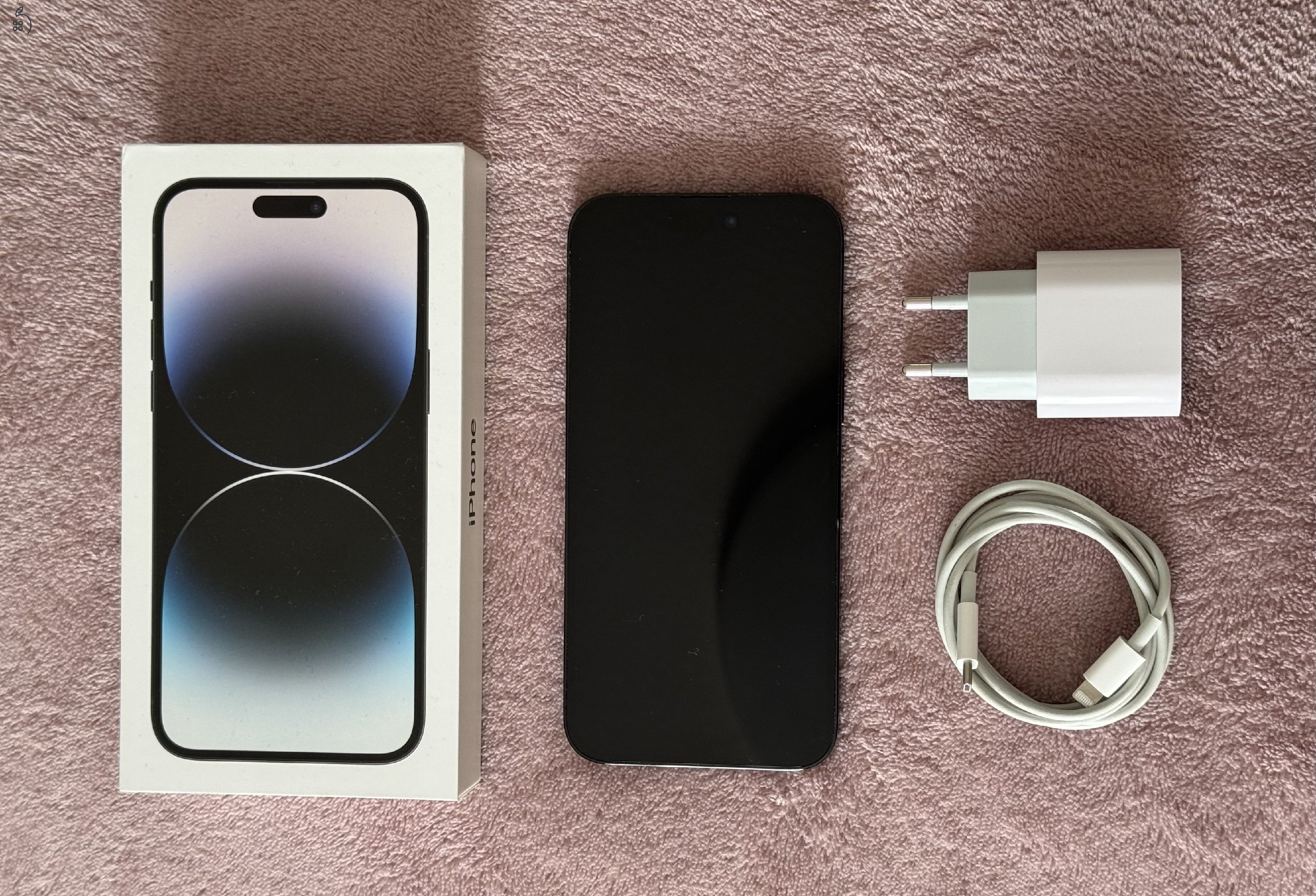iPhone 14 Pro Max 128GB - AKKU 90% - Jótállás 2026.08.-hóig, kártyafüggetlen, szép állapotban