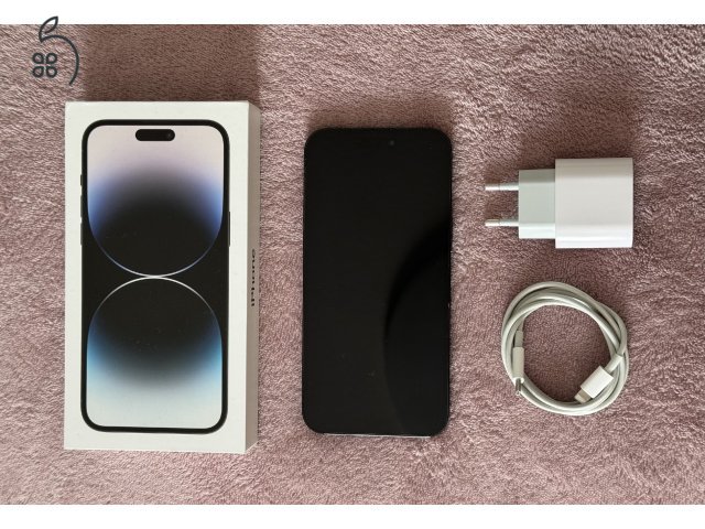 iPhone 14 Pro Max 128GB - AKKU 90% - Jótállás 2026.08.-hóig, kártyafüggetlen, szép állapotban