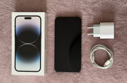 iPhone 14 Pro Max 128GB - AKKU 90% - Jótállás 2026.08.-hóig, kártyafüggetlen, szép állapotban