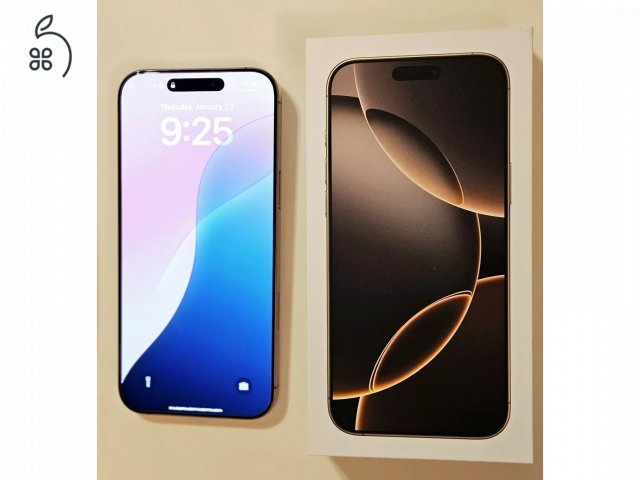 Apple iPhone 16 Pro Max - 1 TB - Fekete Titán (Feloldott Garancia)