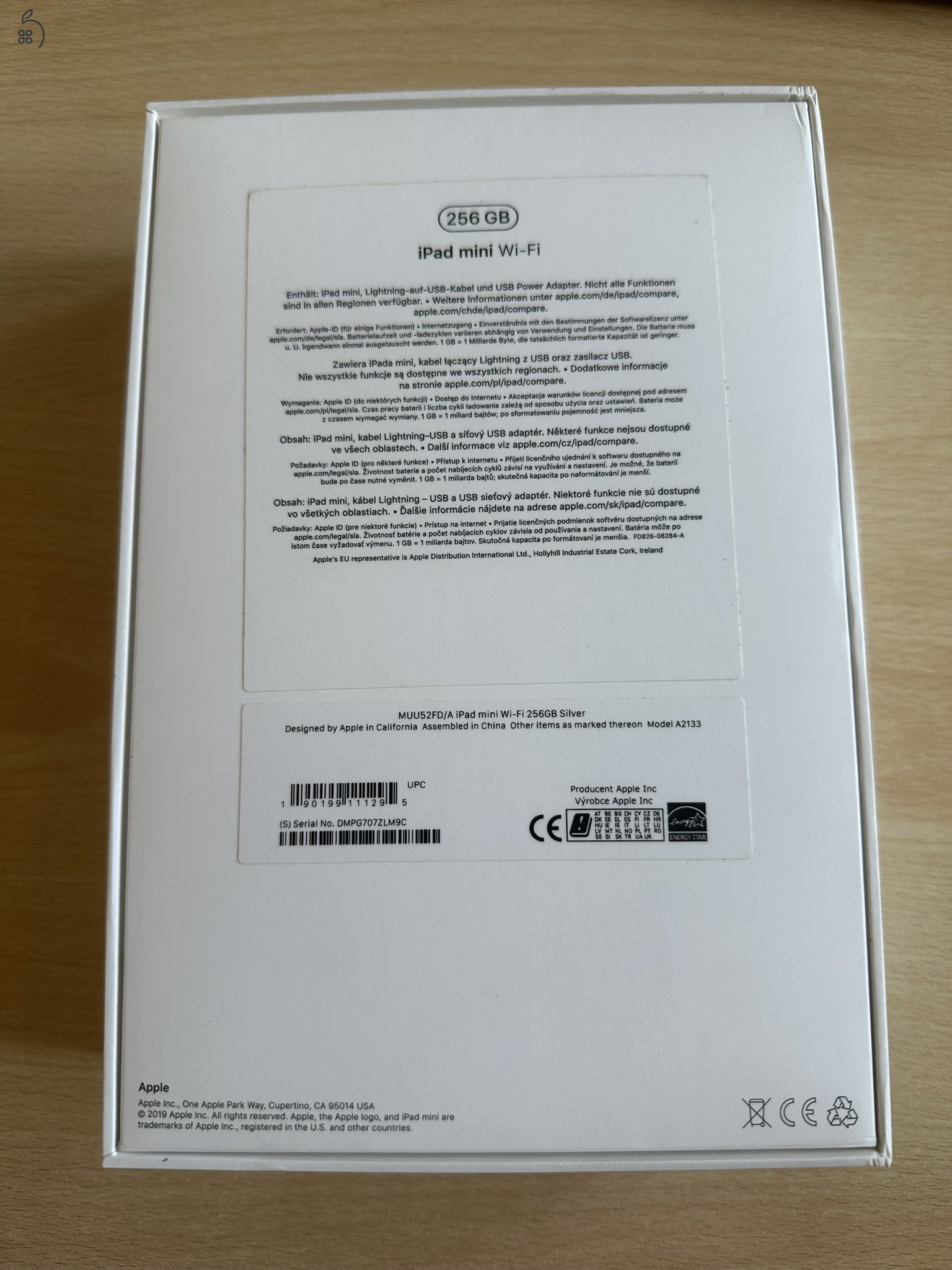 iPad mini 5 - silver, 256 gb