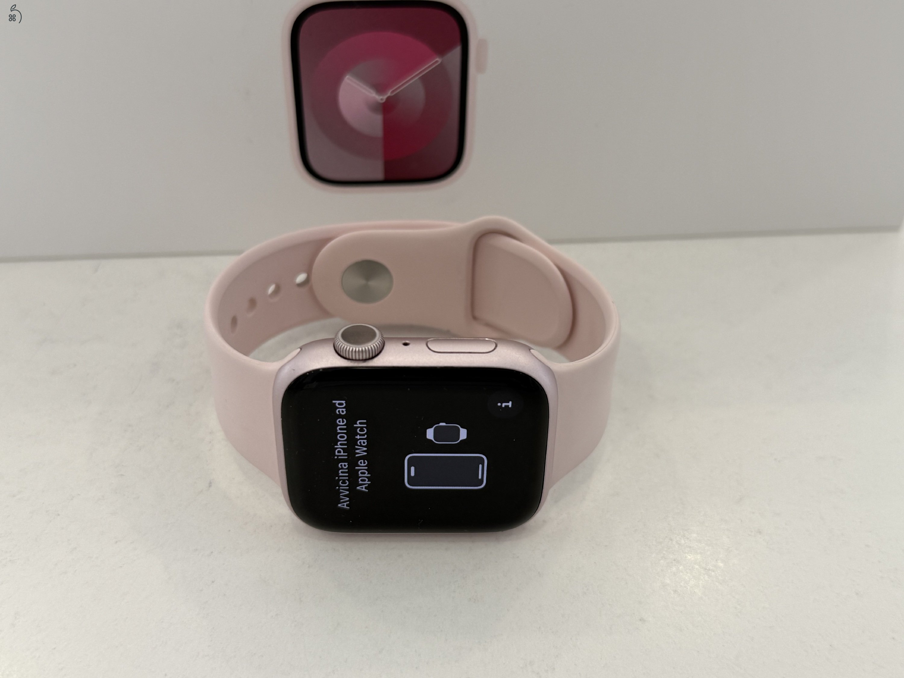 Apple Watch 9 45mm Megkímélt/1-3 hónap gar./Akku 100%/p4263