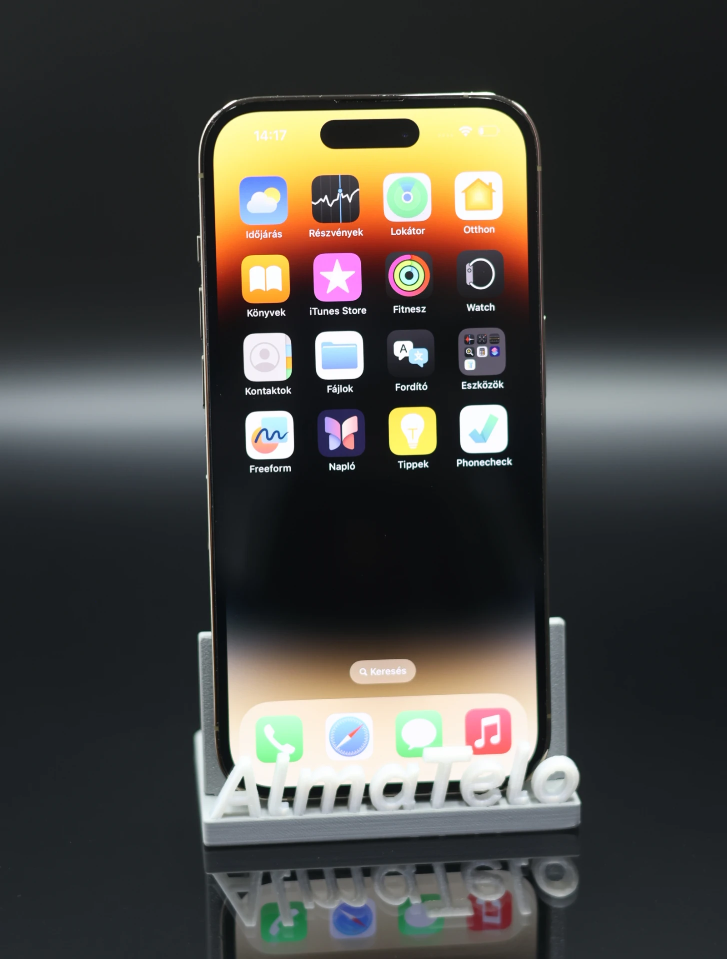 Apple iPhone 14 Pro 256 GB Gold 100% akku - 12 HÓ GARANCIA