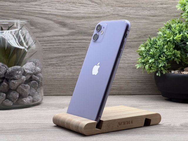 iPhone 11 Purple 64GB 2 ÉV Garanciával Számlával Aksi 100%