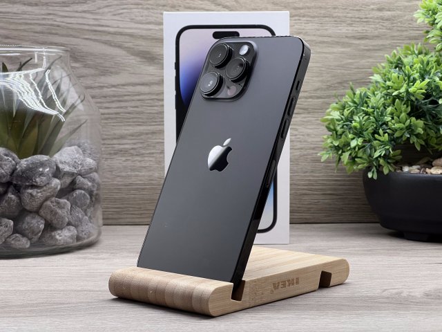 iPhone 14 Pro Max Space Black 128GB 2 ÉV Garanciával Számlával Aksi 95%