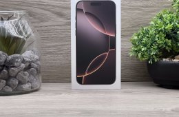 Új, Bontatlan iPhone 16 Pro Max Desert Titanium 256GB 2 ÉV Garanciával Számlával Aksi 100%