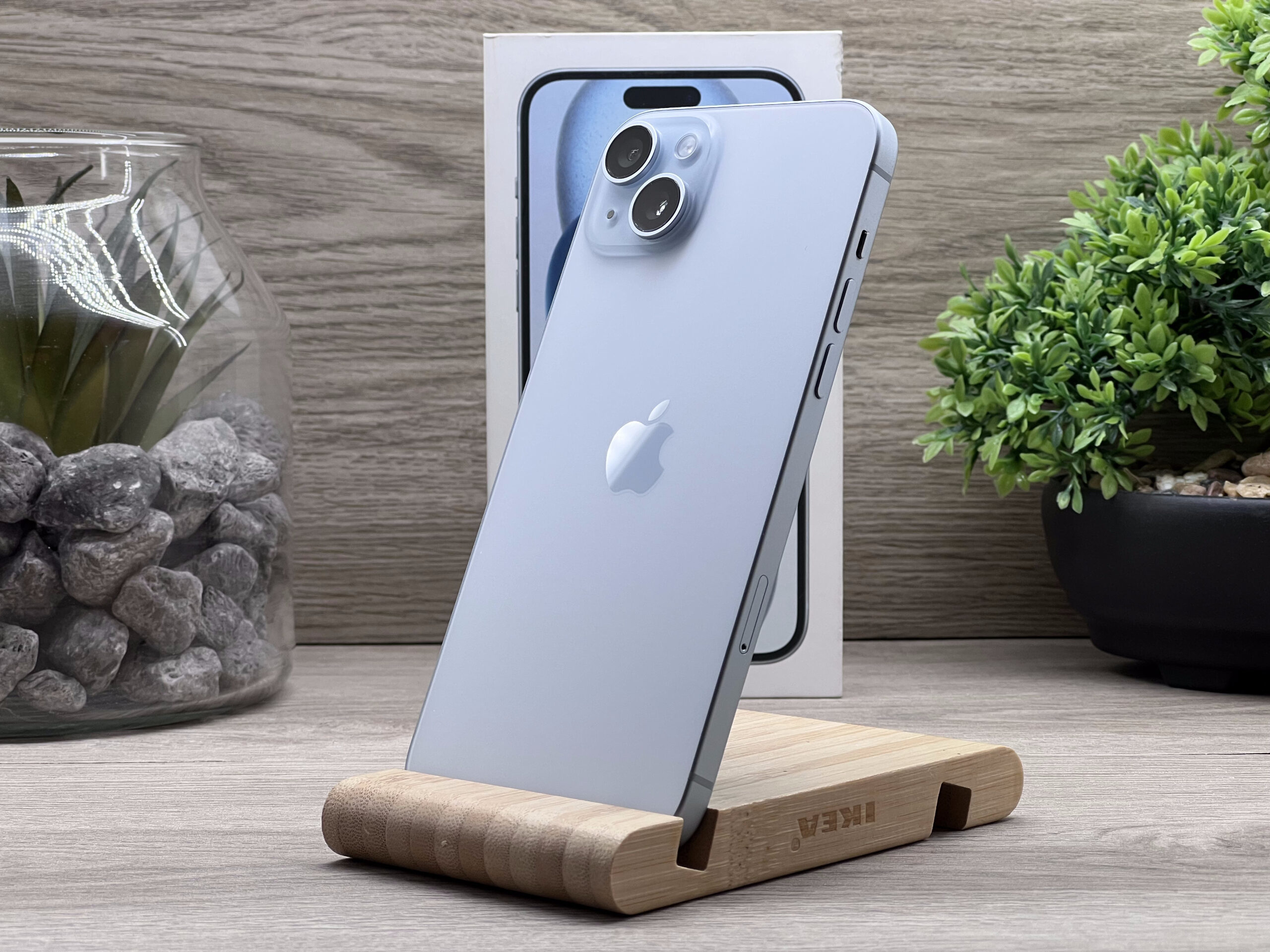 Hibátlan iPhone 15 Plus Blue 256GB 2 ÉV Garanciával Számlával