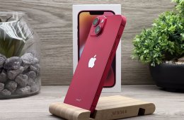 iPhone 14 Red 256GB 2 ÉV Garanciával Számlával Aksi 96%