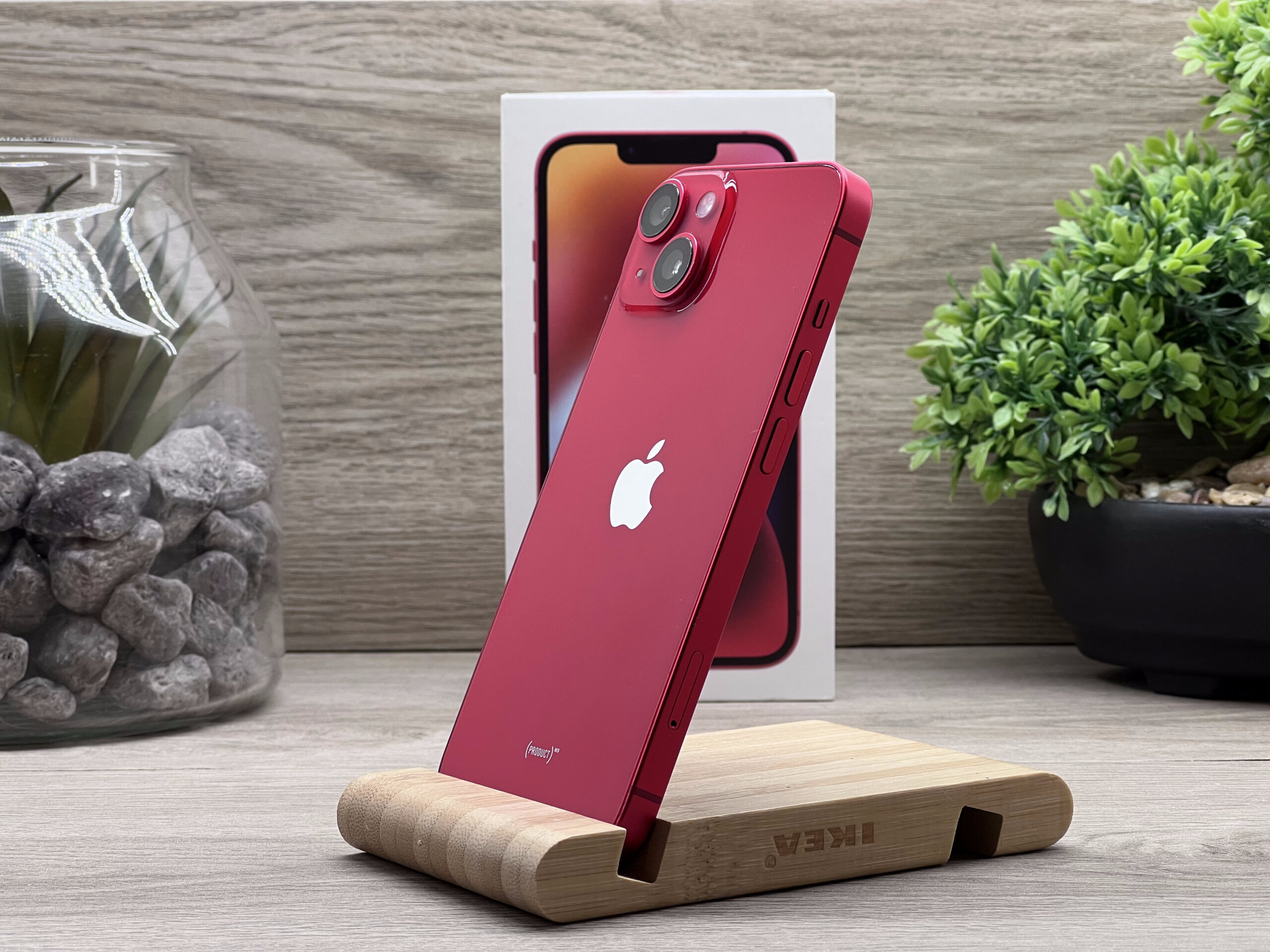 iPhone 14 Red 256GB 2 ÉV Garanciával Számlával Aksi 96%