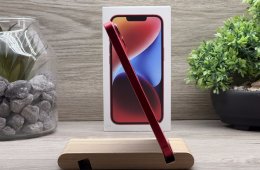 iPhone 14 Red 256GB 2 ÉV Garanciával Számlával Aksi 96%