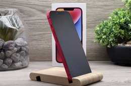 iPhone 14 Red 256GB 2 ÉV Garanciával Számlával Aksi 96%