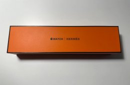 tanúsított Apple Watch Series 10 rozsdamentes acél 46 mm, Hermes Navy Torsade Band.,