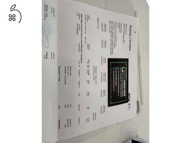 iPad 10/11(A16/Gyári Apple Bill./2026.05.09.Apple Gar./A2695 Modell