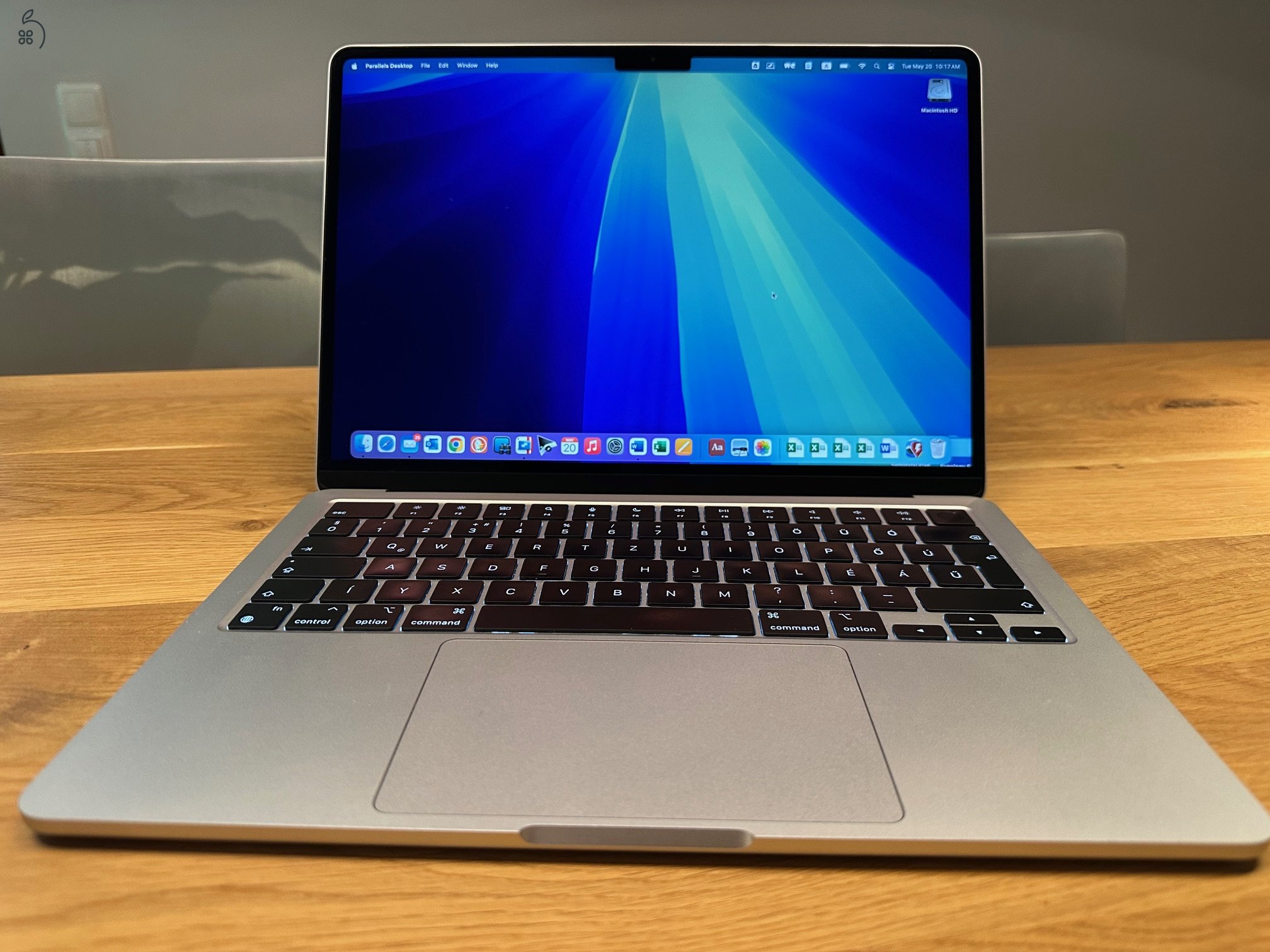 MacBook Air M2 - 16 GB RAM / 500 GB HDD / Magyar billentyüzet