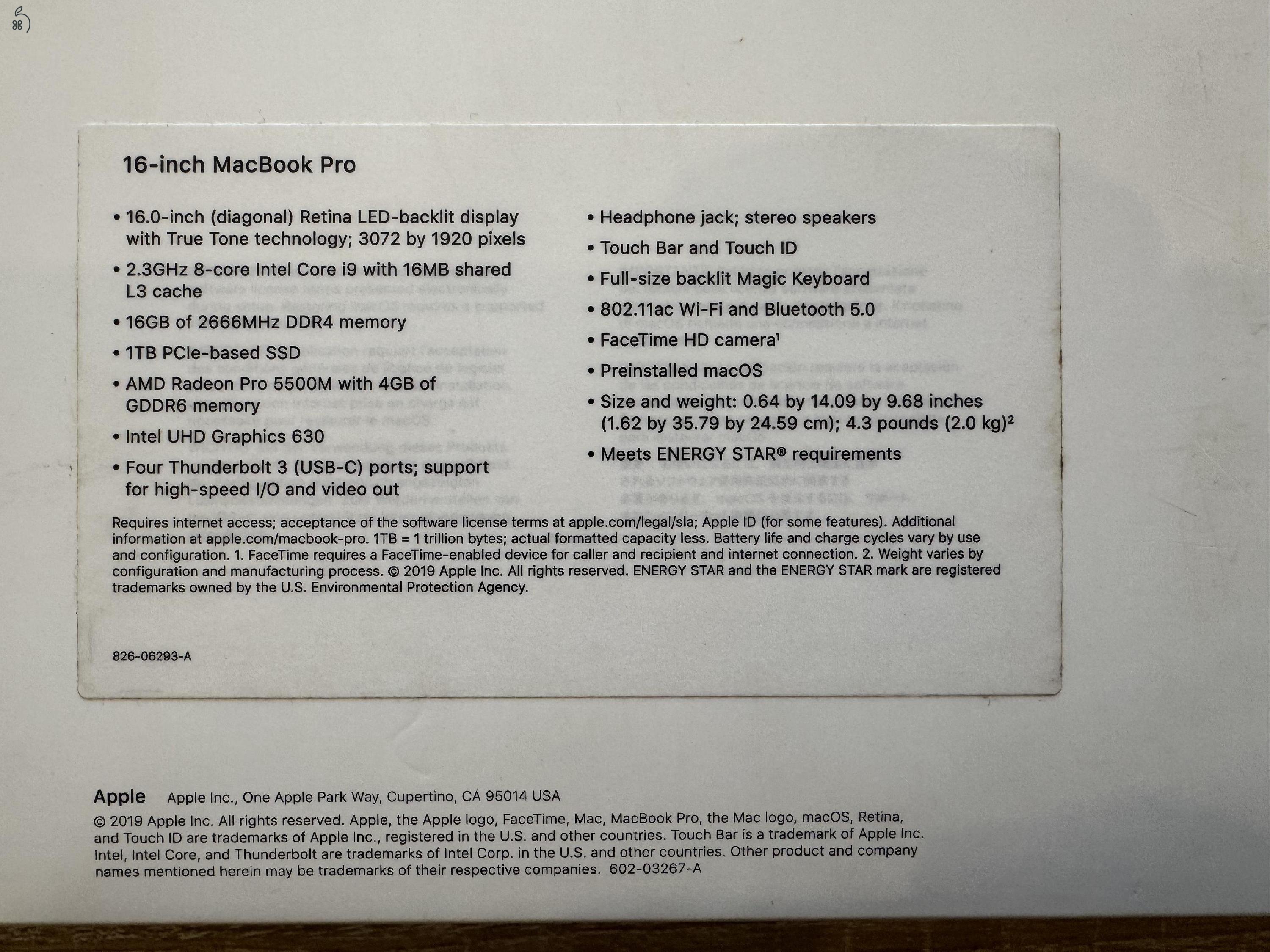 MacBook Pro 16'