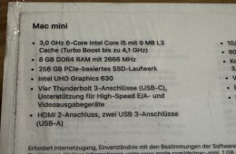 Mac mini 2018 late i5