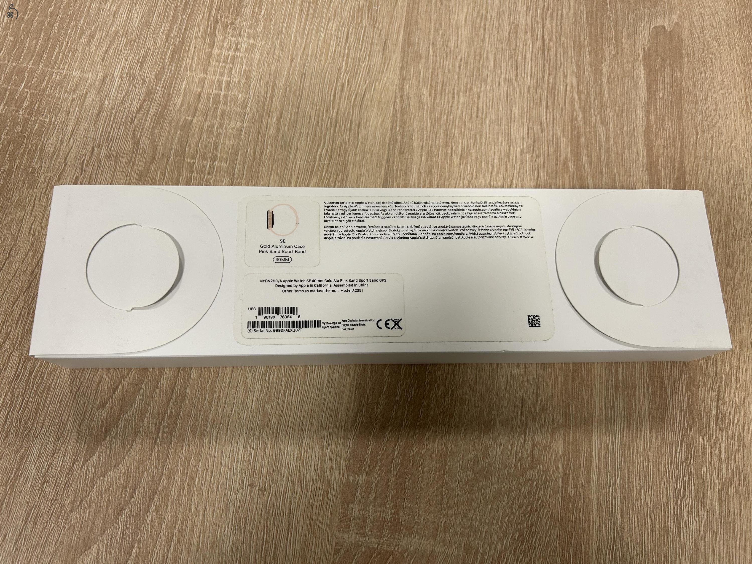 Apple Watch SE 40 mm Gold alu Pink