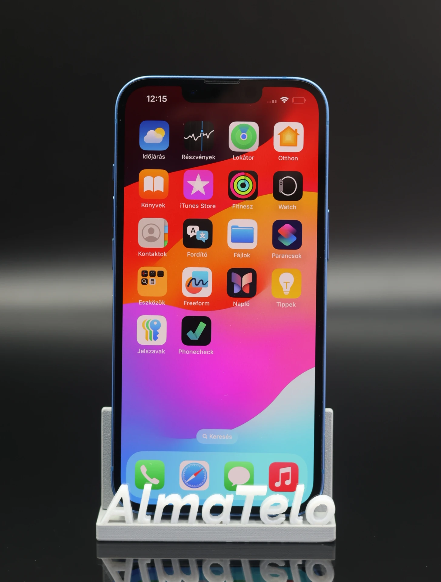 Apple iPhone 13 256 GB Blue 100% akku - 12 HÓ GARANCIA