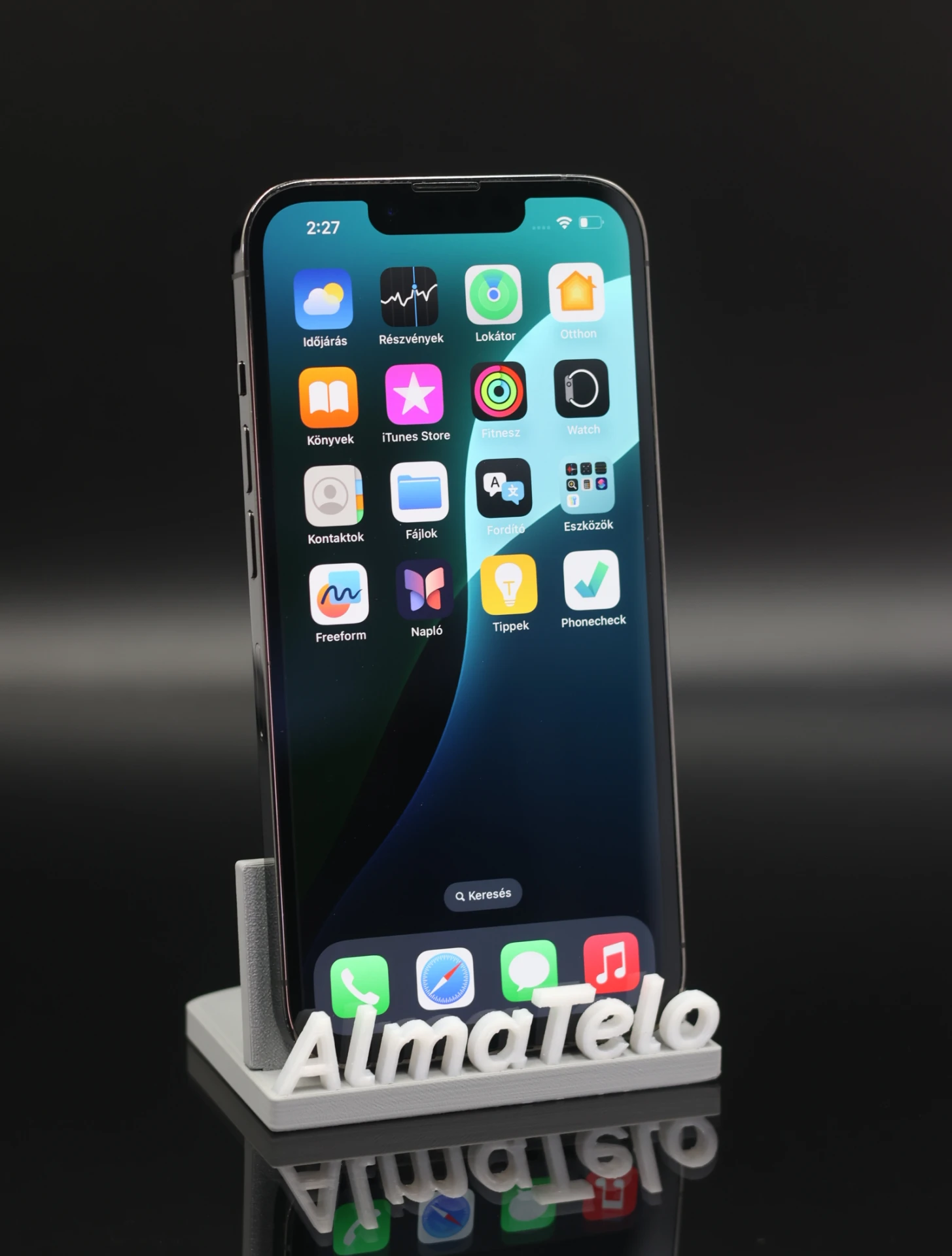 Apple iPhone 13 Pro 128 GB Graphite 100% akku - 12 HÓ GARANCIA