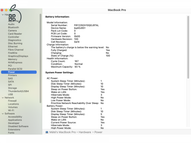 Eladó MacBook Pro M1 Max / 32GB RAM / 1TB SSD / Silver