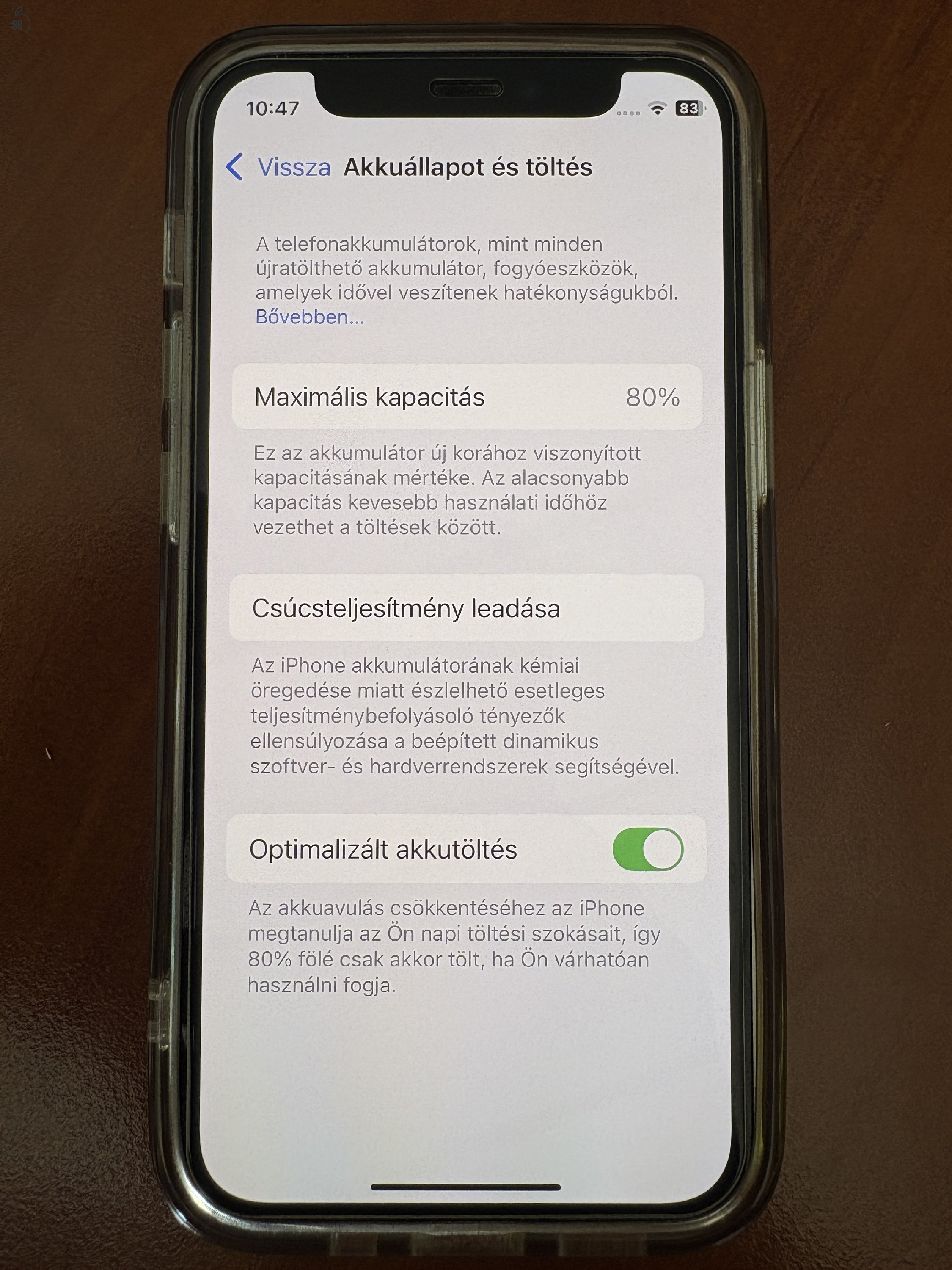 Iphone 12 mini újszerű állapotban