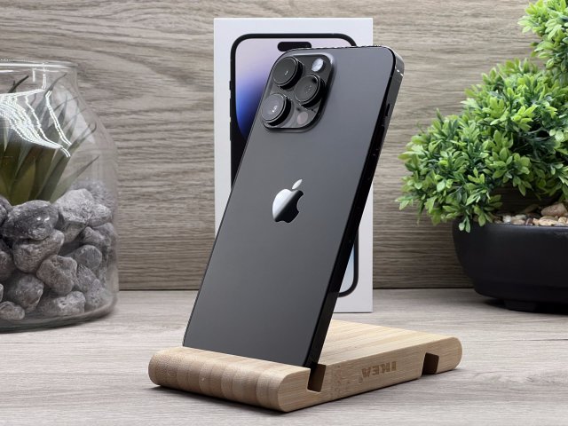 Hibátlan iPhone 14 Pro Max Space Black 128GB 2 ÉV Garanciával Számlával Aksi 91%