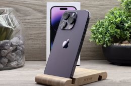 Hibátlan iPhone 14 Pro Deep Purple 256GB 2 ÉV Garanciával Számlával Aksi 90%