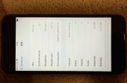 Apple iPhone 7, fekete, 32 GB jó állapotban lévő készülék