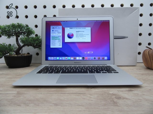 Apple Macbook Air 13 - 2017 2019-es gyártás - Használt, újszerű állapot, minden alkatrésze gyári
