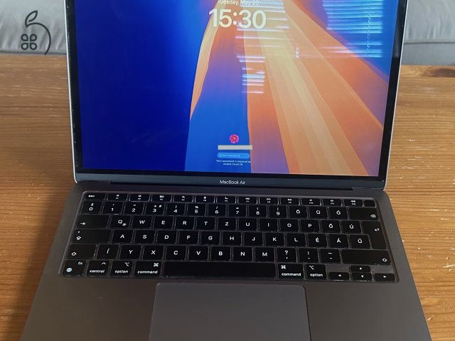 M1 Macbook Air 2020 asztroszürke 256 GB