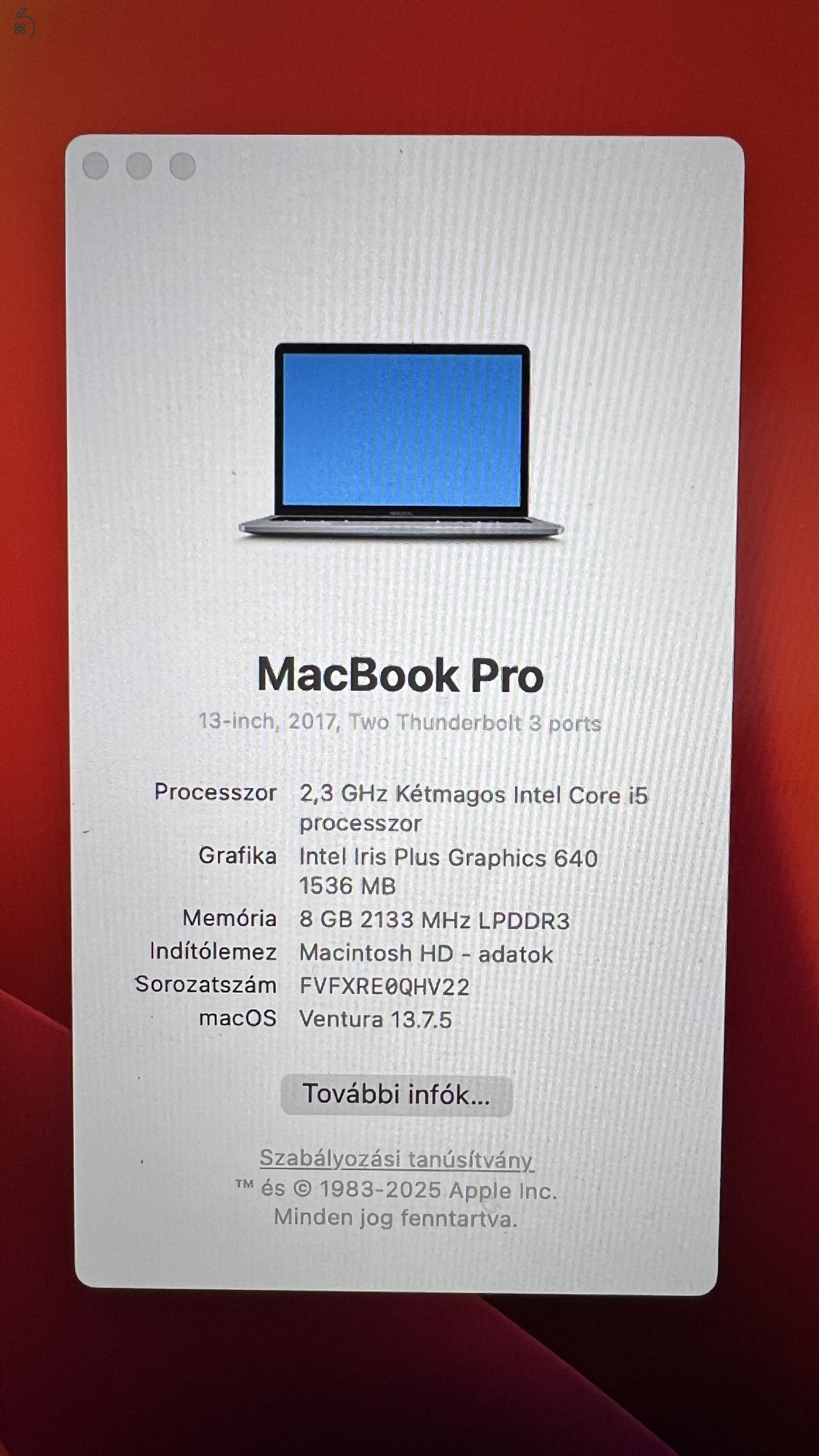 MacBook Pro 2017 13