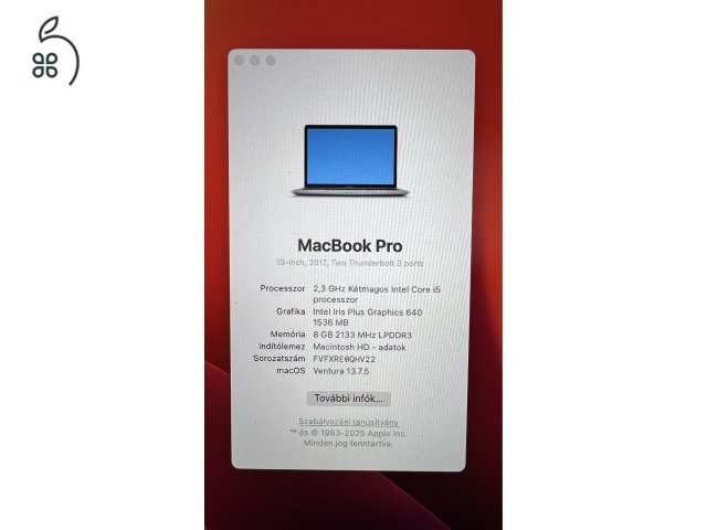 MacBook Pro 2017 13