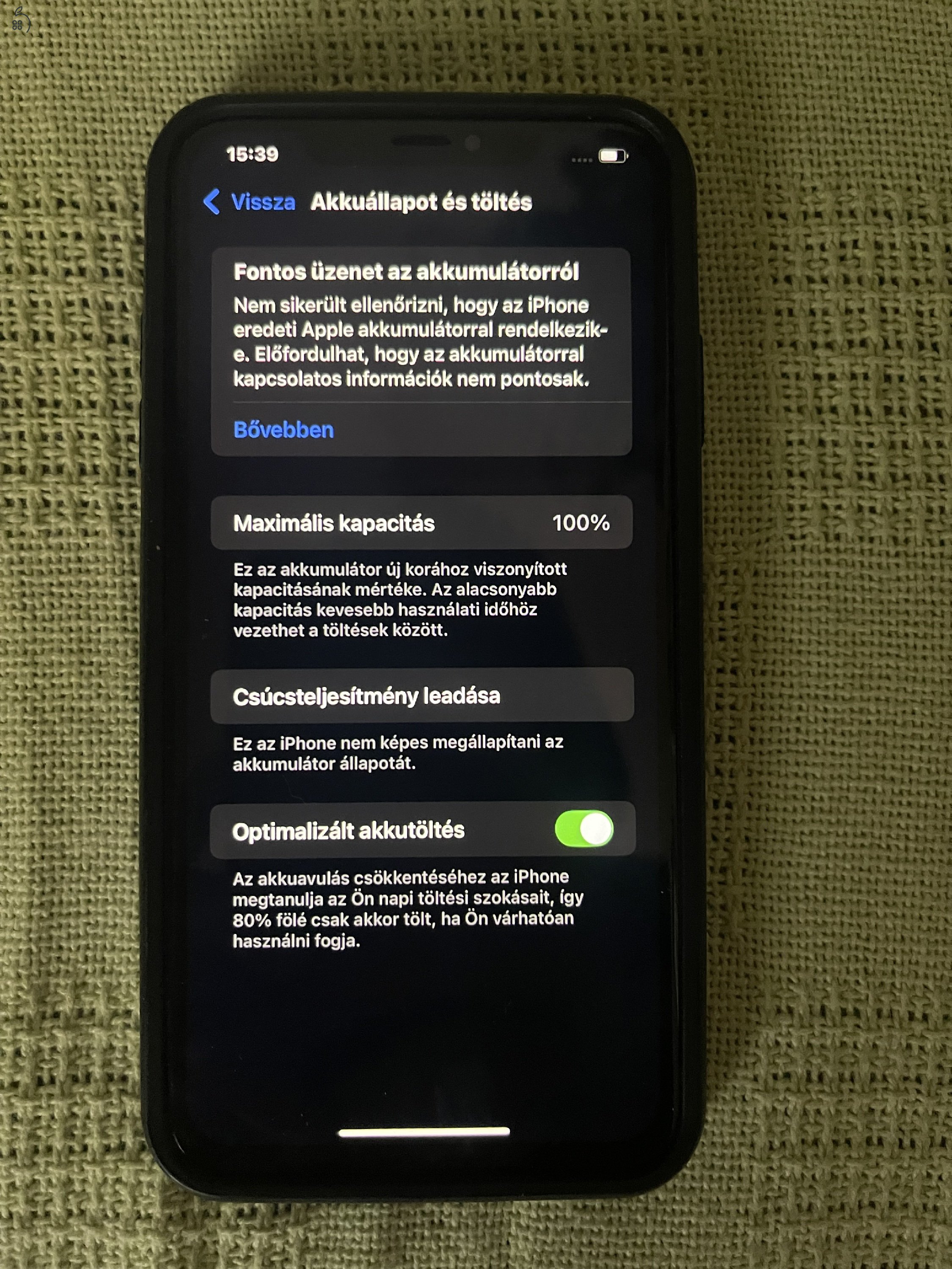 Iphone XS Max 256 gb