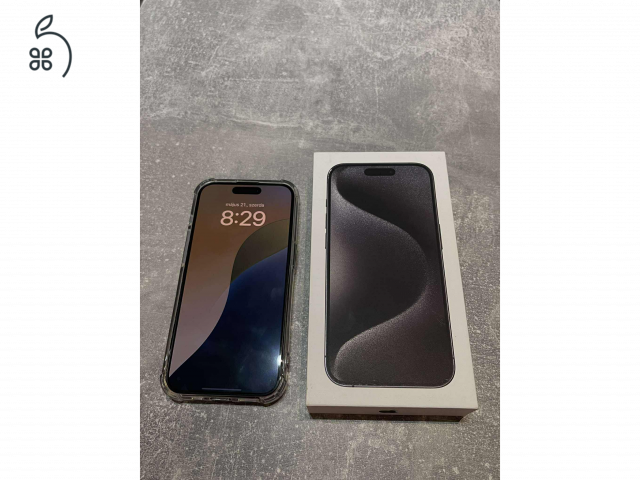 Eladó iPhone 15 Pro – 128 GB – Tökéletes állapotban