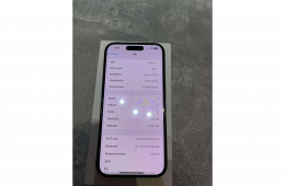 Eladó iPhone 15 Pro – 128 GB – Tökéletes állapotban