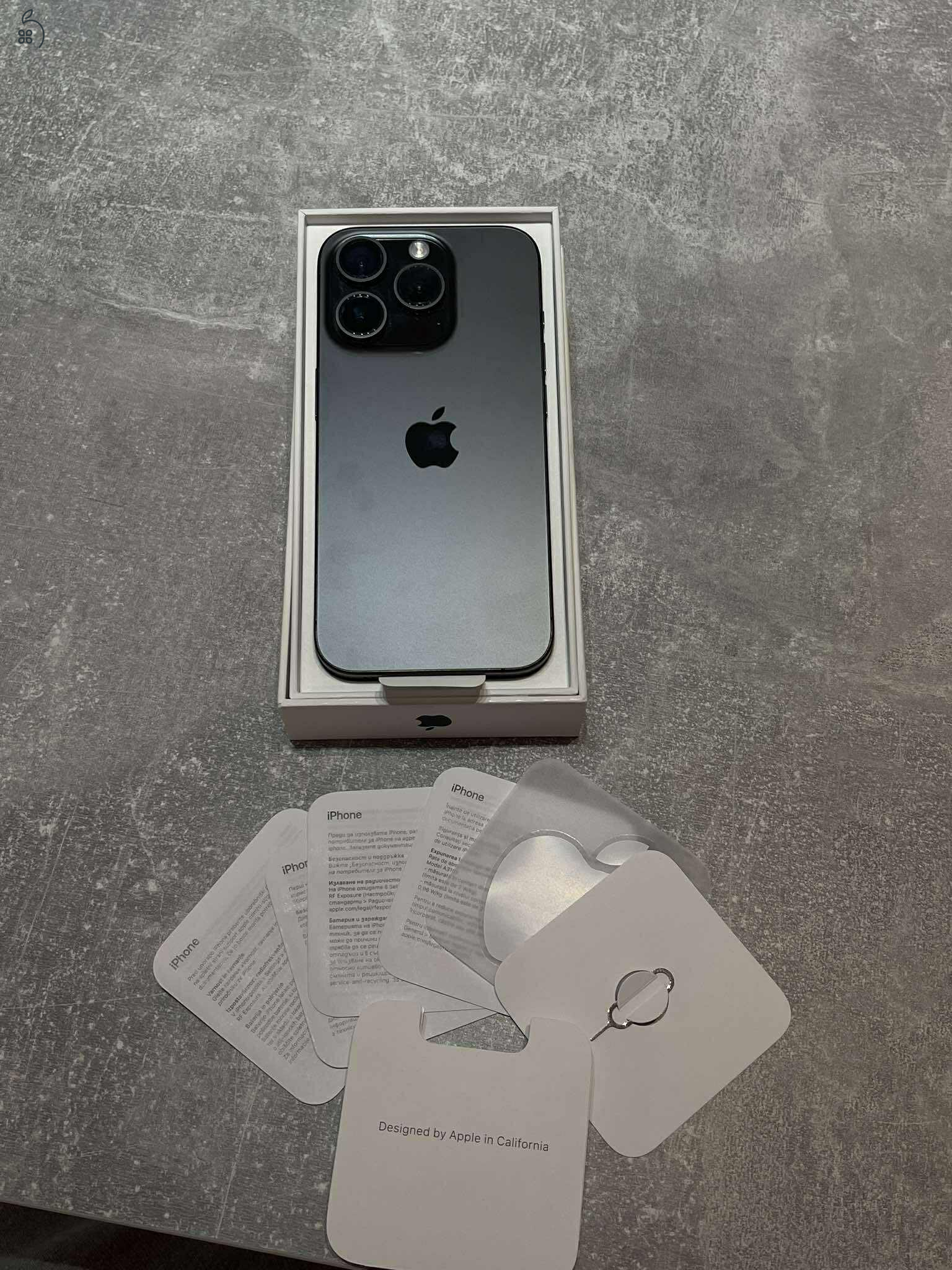 Eladó iPhone 15 Pro – 128 GB – Tökéletes állapotban